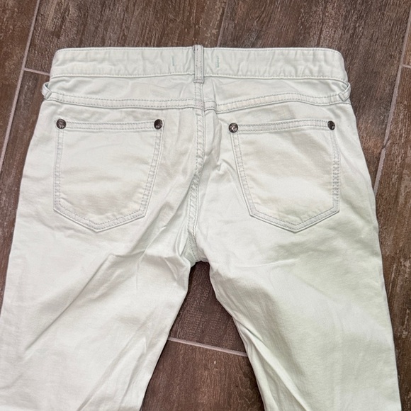 Free People Soft Cream mint Skinny Jeans - Picture 5 of 9